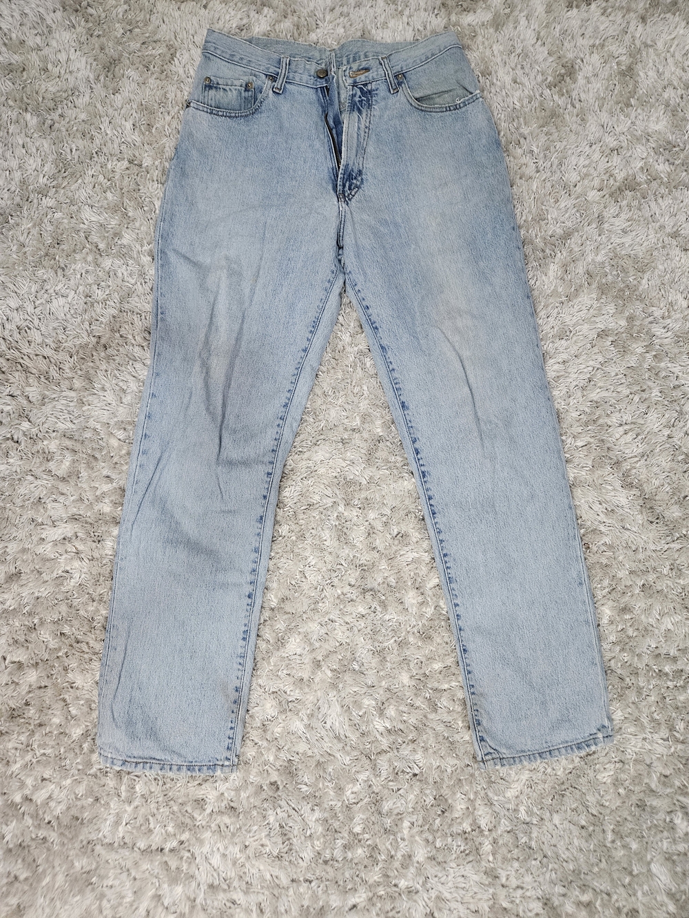 Vintage 90s RRL Double RL Ralph Lauren Jeans 31x32 Made in USA R004 Light Wash